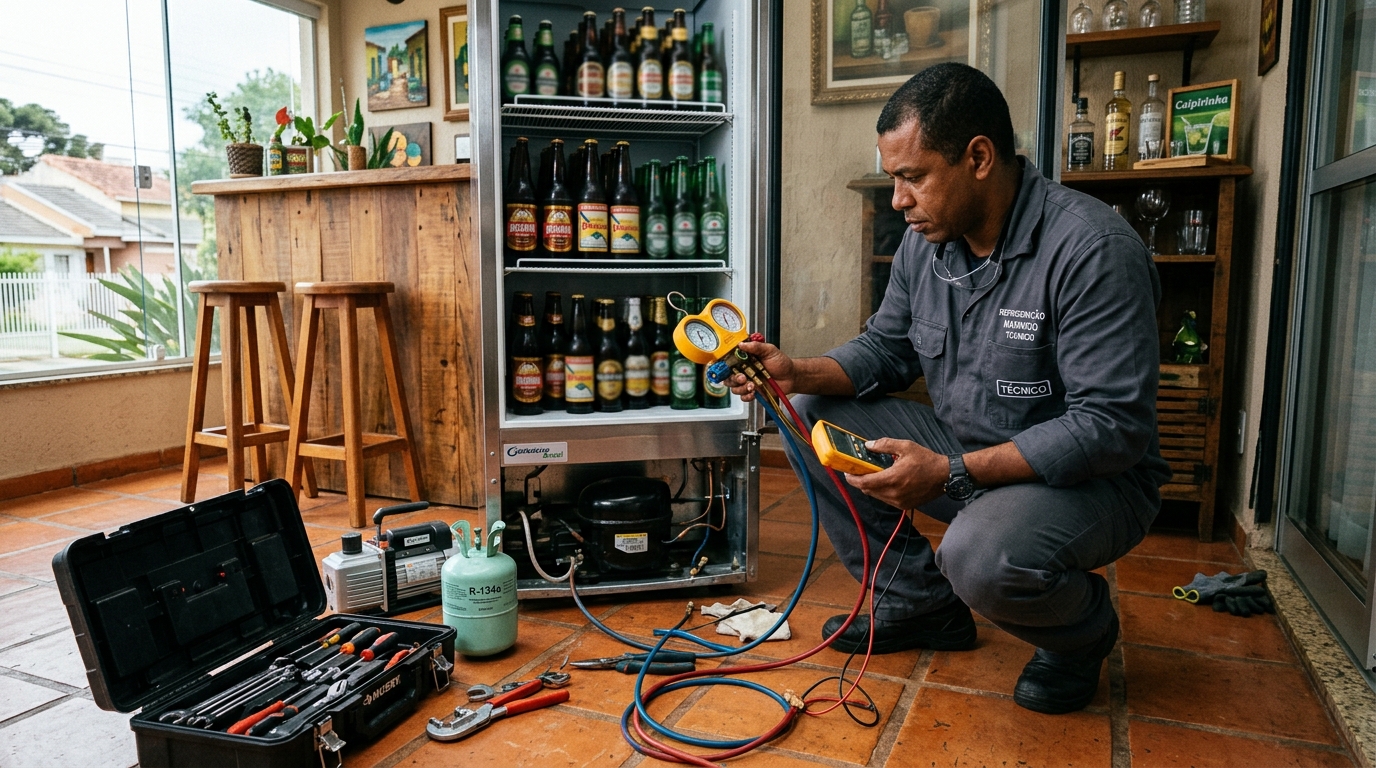 Técnico de refrigeração comercial perto de mim em Palmas‑TO